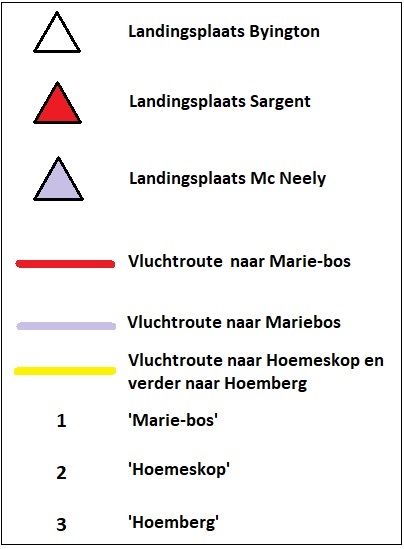 Voor uitleg zie legende